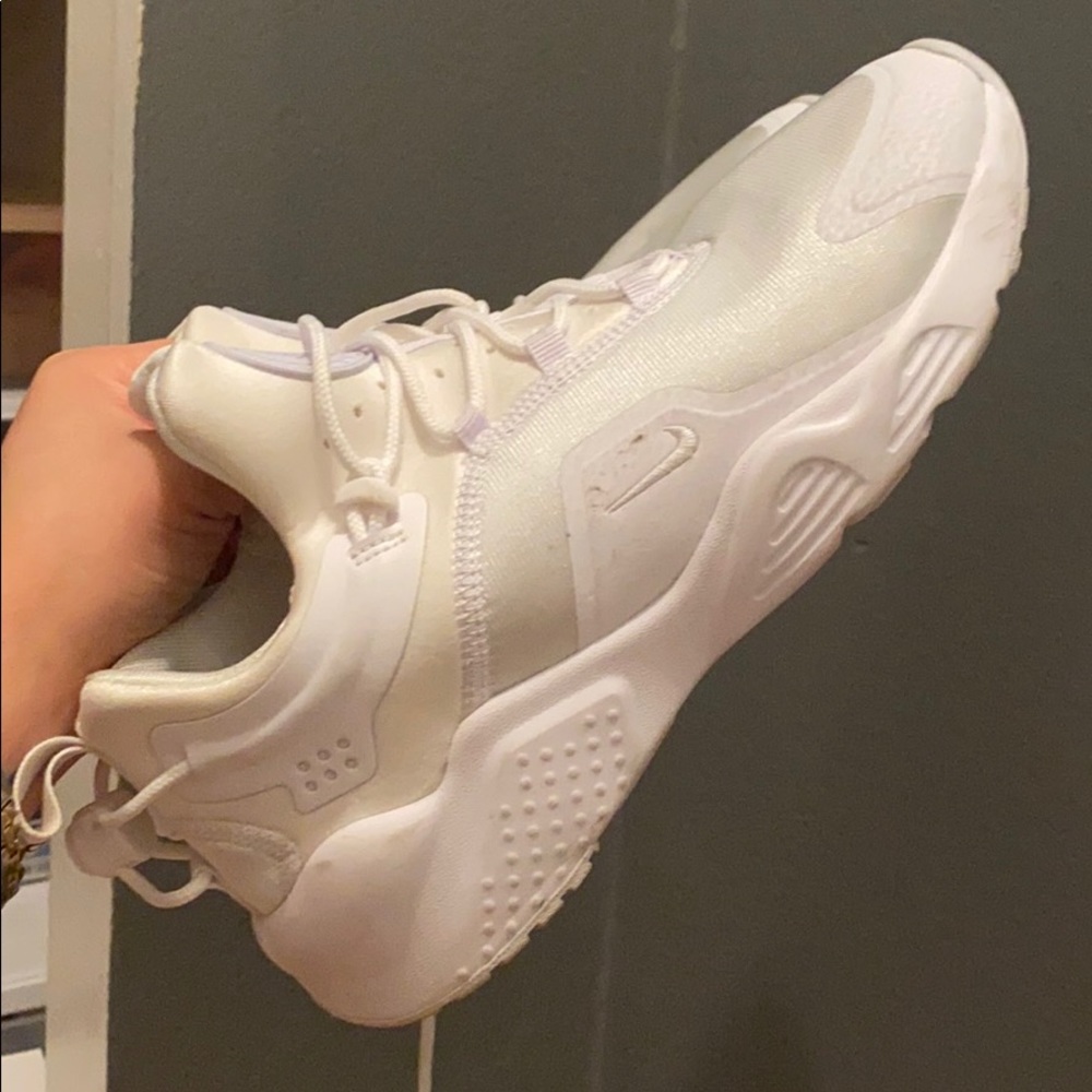 All White Huarache By Nike